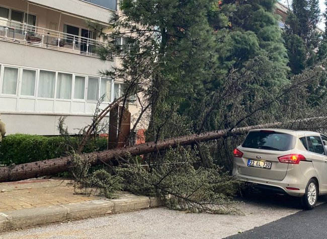 Kuvvetli Sağanak ve Dolu Etkili Oldu