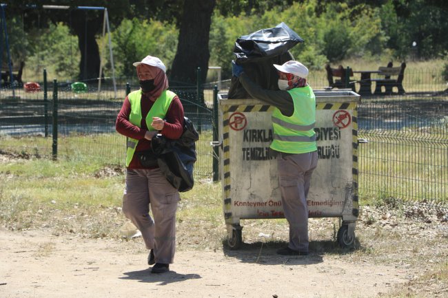 Kırklareli'nde Orman Yangınlarına Karşı Temizlik Yapıldı
