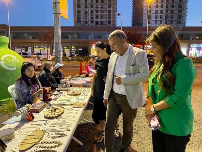 Çorlu'nun İlk Gece Çarşısı Açıldı
