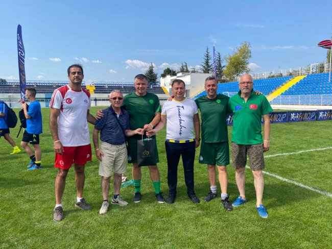 Çorlu Belediyesi Veteran Futbol Takımı Ülkemizi Temsil Etti