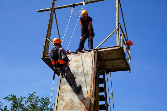 Çorlu Belediyesi Arama Kurtarma Ekibi Saha Eğitimi Aldı