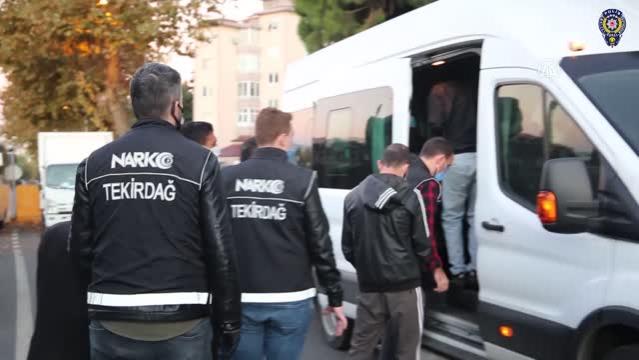 Tekirdağ'da Dev Uyuşturucu Operasyonu, 70 Şüpheliden 18'i Tutuklandı