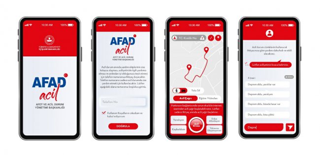 AFAD Acil Mobil Uygulaması Hizmete Girdi