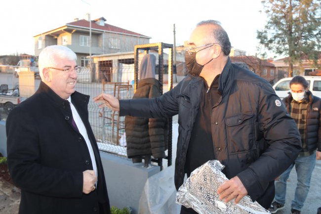 Başkan Yüksel Sunay Akın’ı Atatürk Evi'nde Misafir Etti