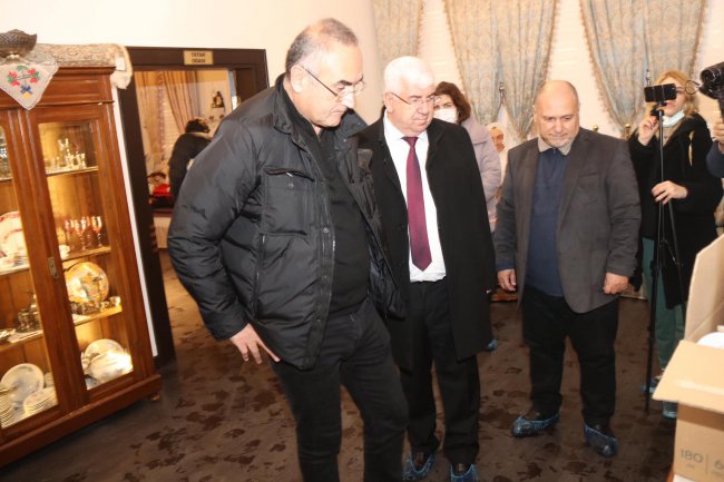 Başkan Yüksel Sunay Akın’ı Atatürk Evi'nde Misafir Etti