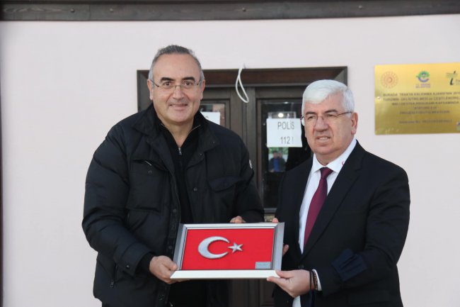 Başkan Yüksel Sunay Akın’ı Atatürk Evi'nde Misafir Etti