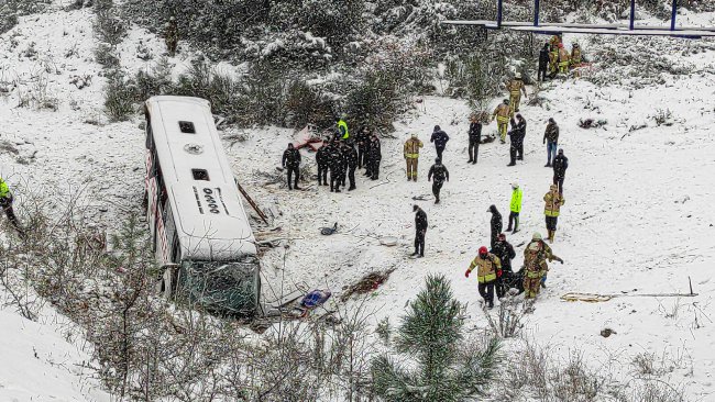 Çerkezköy'den Kalkan Otobüs Şarampole Yuvarlandı, 3 Ölü 18 Yaralı