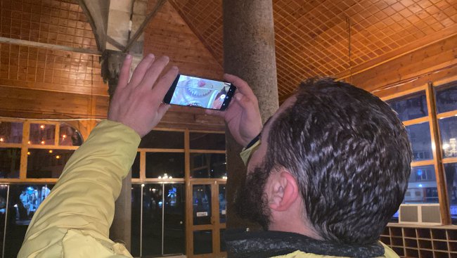 Almanya'dan Bisikletle Çorlu'ya Gelen Gezgin Süleymaniye Camisi'ni Tanıttı