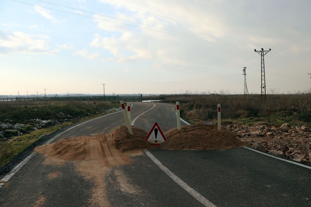 Ergene Nehri Taştı, Köy Yolları Ulaşıma Kapandı
