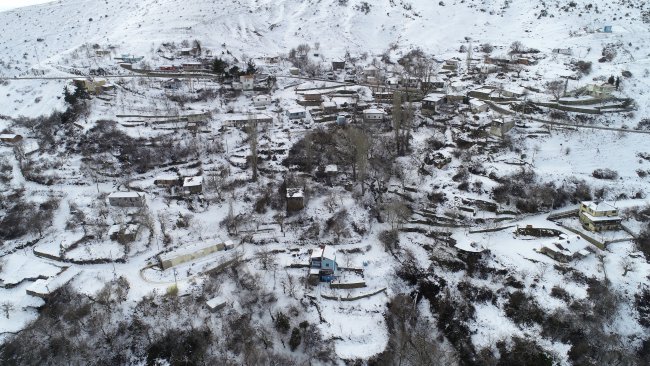 Tekirdağ'da Beyaza Bürünen Ormanlar Drone İle Görüntülendi