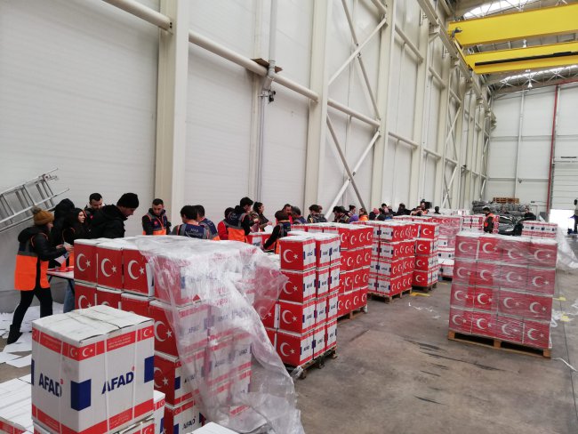 Tekirdağ'dan Ukrayna'ya 4 Tır İnsani Yardım Gönderildi