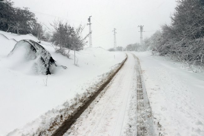 Edirne ve Kırklareli'nde Kar Yağışı Etkili Oluyor