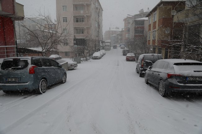 Tekirdağ'da Kar Yağışı Başladı