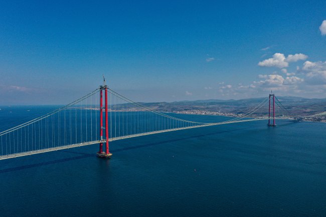 1915 Çanakkale Köprüsü'nde Son Hazırlıklar Yapılıyor