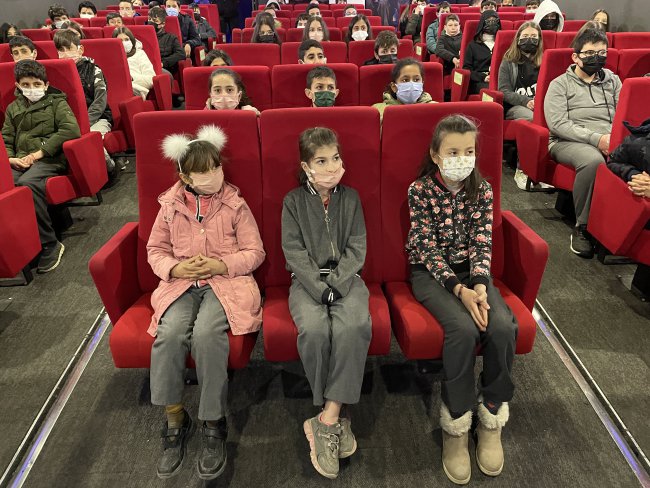 "Gezen Sinema Tırı" Tekirdağlı Çocuklarla Buluştu