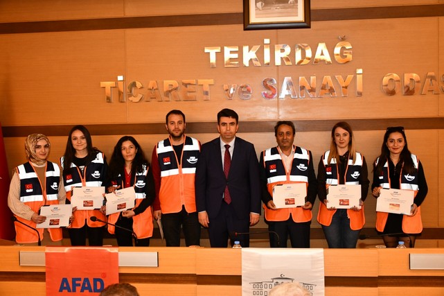 Destek AFAD Gönüllüleri Kimlik Kartlarını Aldı