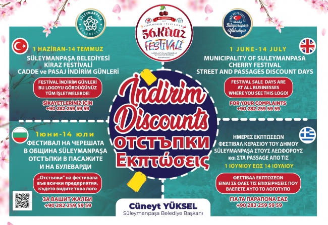 Süleymanpaşa Belediyesi Cadde ve Pasaj İndirim Günleri başlattı