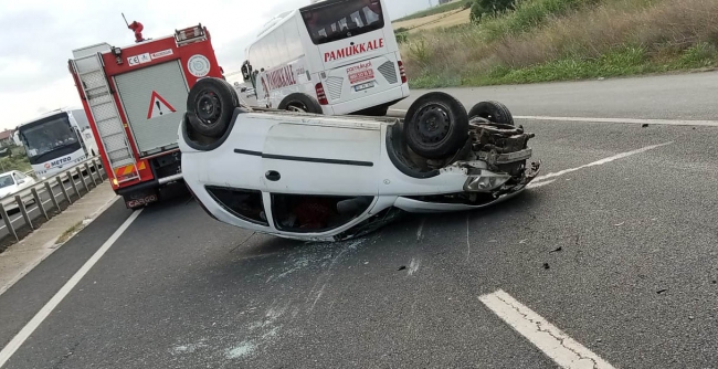 Tekirdağ'da Feci Kaza, 1 Ölü 3 Yaralı
