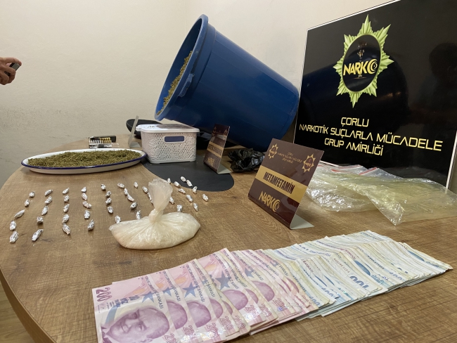 Çorlu'da Dev Uyuşturucu Operasyonu! Bir Evde 10 Kilo 200 Gram Ele Geçirildi
