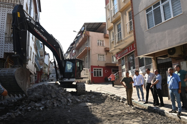 Çınarlı Caddesi Sil Baştan Yenileniyor