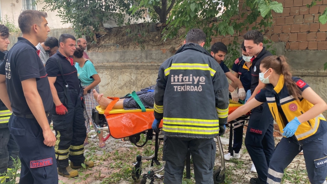 İstinat Duvarı Devrildi, 1 Yaralı