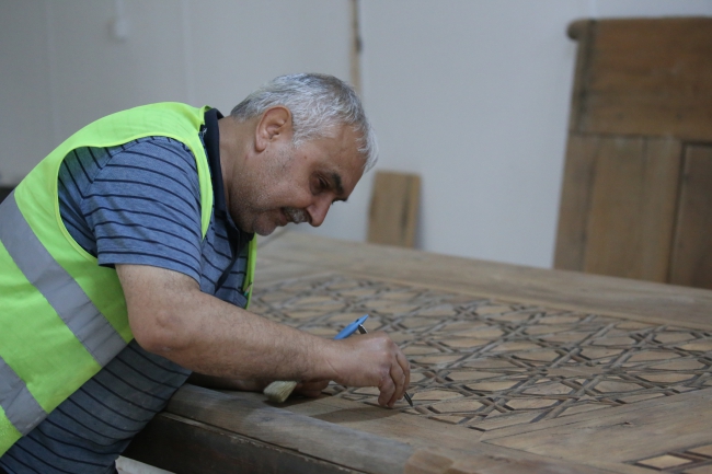 Selimiye Camisi'nin Asırlık Kapıları Bakıma Alındı