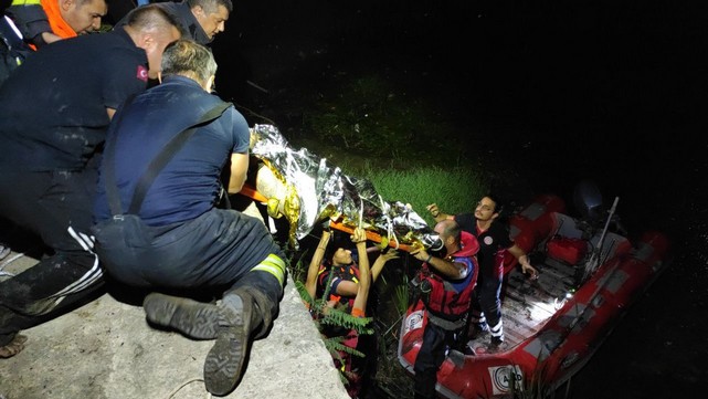 Tunca Nehri'ne Düşen Genç Kurtarıldı