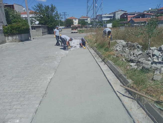 Ergene’de Yol Çalışmaları Dört Koldan Devam Ediyor