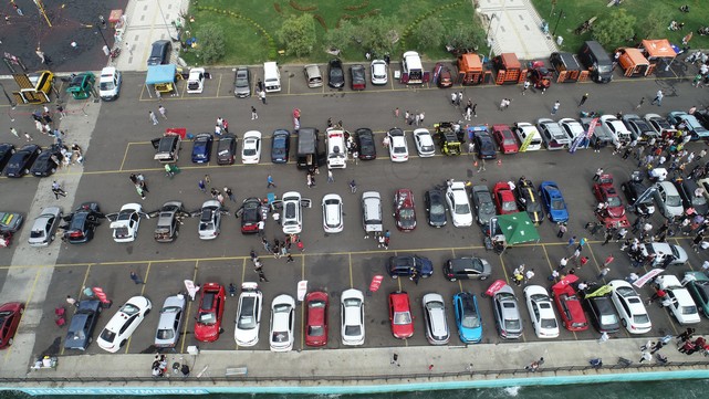 Modifiyeli Araç Tutkunları Tekirdağ'da Buluştu