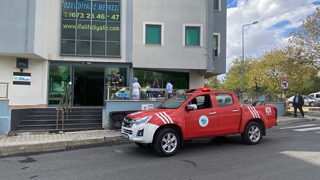 Diyaliz Merkezinde Yangın Çıktı! Hastalar Tahliye Edildi