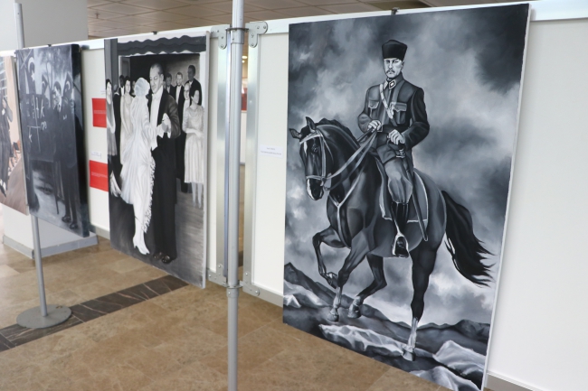 "Bir Parçamız Atatürk" Resim Sergisi Açıldı