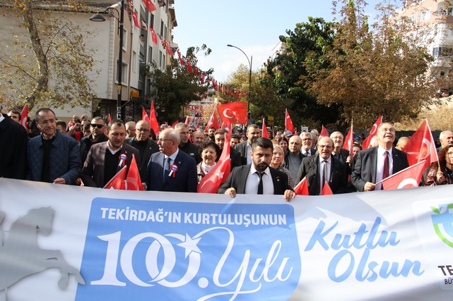 Tekirdağ'ın Kurtuluşunun 100. Yıl Dönümü Kutlanıyor
