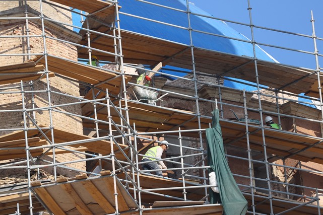 Selimiye Camisi'nde Restorasyon Sürüyor