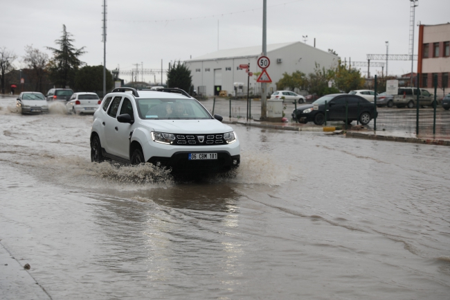 Edirne'de Sağanak Etkili Oldu