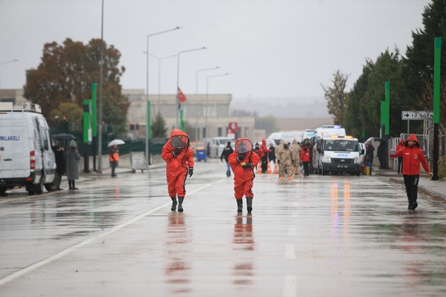 Kırklareli'nde KBRN Tatbikatı