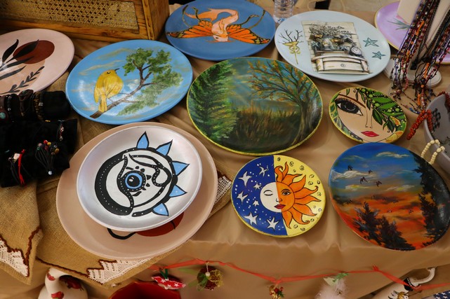 Psikiyatri Hastalarının Yaptığı El Sanatları Çalışmaları Sergilendi