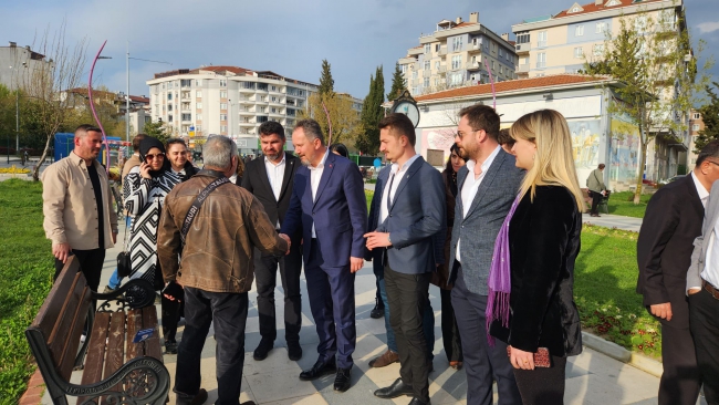 AK Parti Milletvekili Adayı Özcan'a Çorlu'da Sevgi Seli