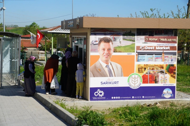 Çorlu Halk Ekmek Büfeleri Hizmete Girdi