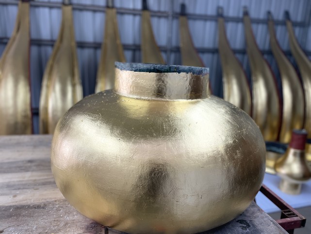 Selimiye Camisi'nde Restoresi Tamamlanan Ana Kubbe Aleminin Montajına Başlandı