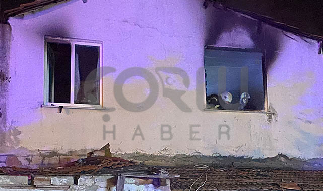 Önce Babasını Darbetti Sonra Evi Ateşe Verdi