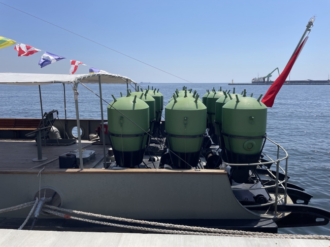 TCG Nusret N-16 Müze Gemisi Tekirdağ'da Ziyarete Açıldı