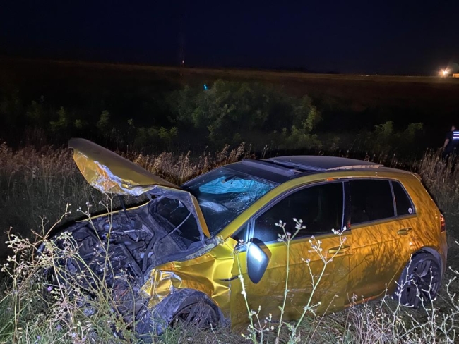 Çorlu'da Feci Kaza! İki Otomobil Kafa Kafaya Çarpıştı, 4 Yaralı