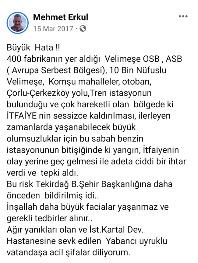"Bilinçsiz İnsanlar Yüzünden 45 Dönüm Ekili Alanımız Yandı"