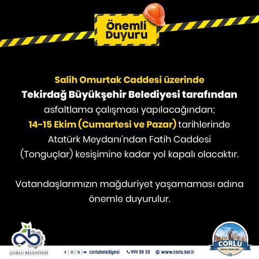 Bu Yolu Kullanacaklar Dikkat! Cumartesi, Pazar Trafiğe Kapalı