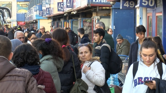 Otogarda Yarıyıl Tatili Yoğunluğu