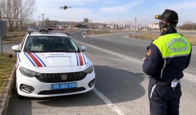 Tekirdağ'da Kural İhlali Yapanlar Drone İle Tespit Edildi