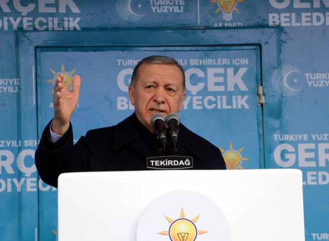 Cumhurbaşkanı Erdoğan Tekirdağ'da Konuştu