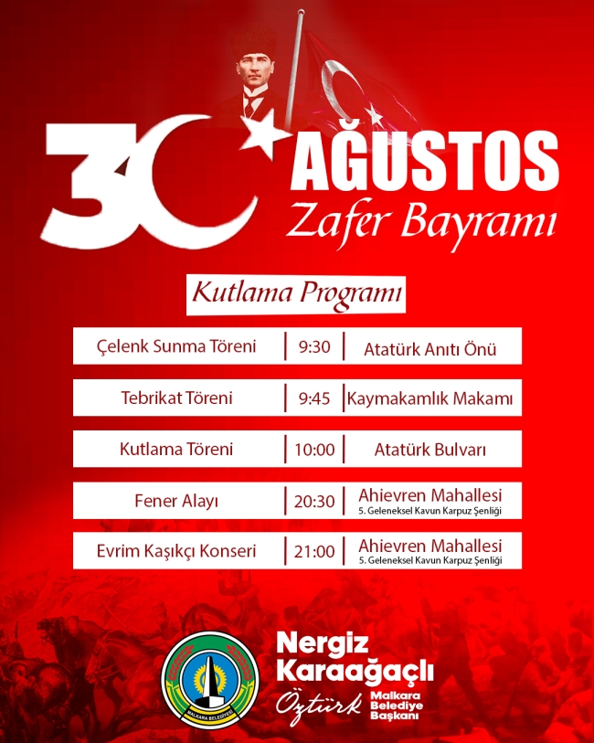 30 Ağustos'ta Hangi İlçede Hangi Sanatçı Sahne Alacak?