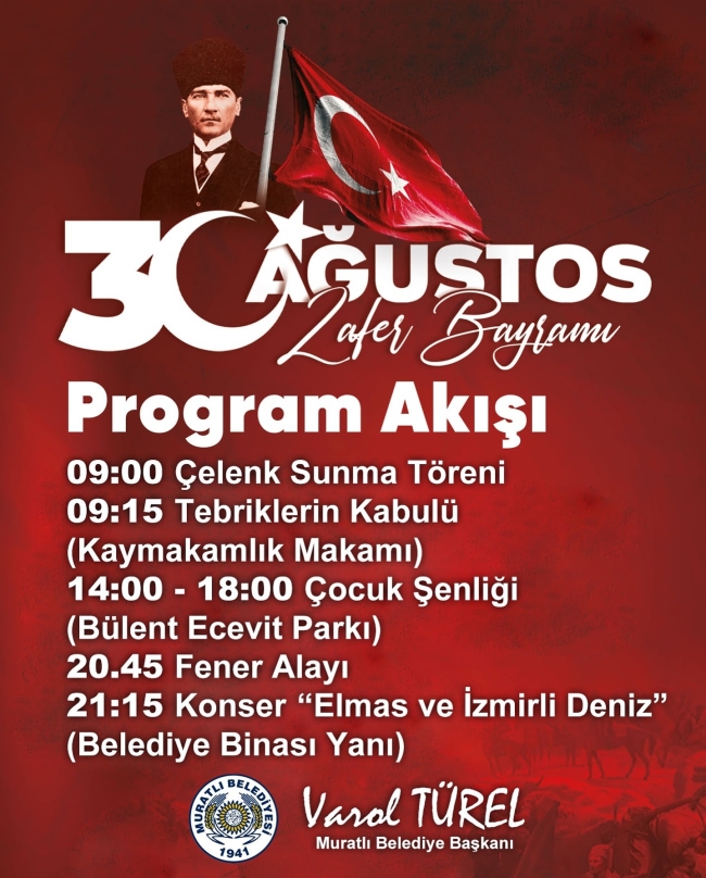 30 Ağustos'ta Hangi İlçede Hangi Sanatçı Sahne Alacak?
