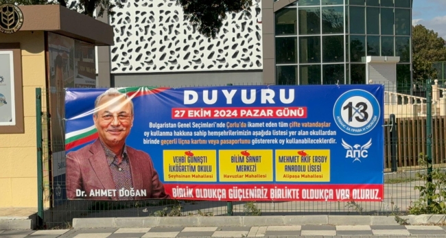 HÖH, Bulgaristan Seçimlerinde Türkiye'deki Soydaşlardan Destek Bekliyor
